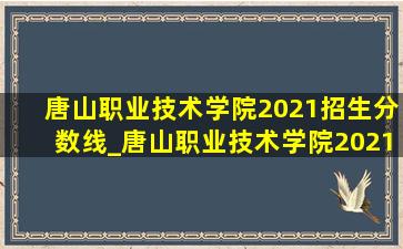 唐山职业技术学院2021招生分数线_唐山职业技术学院2021分数线