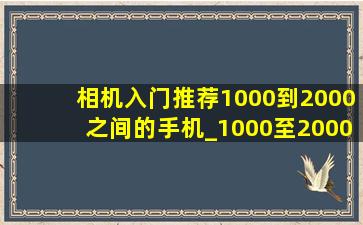 相机入门推荐1000到2000之间的手机_1000至2000性价比(黑帽seo引流公司)的手机